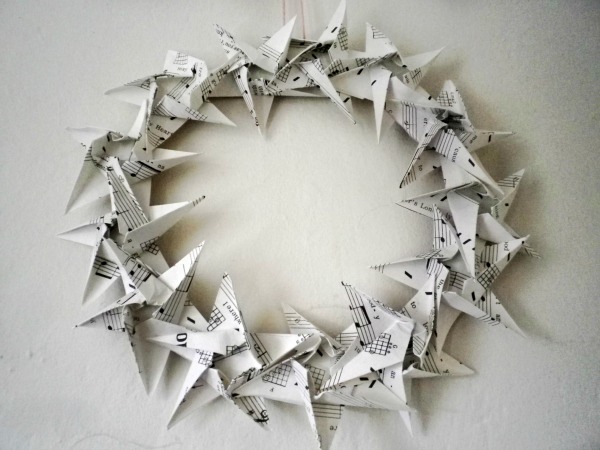 DIY Origami Star Garland