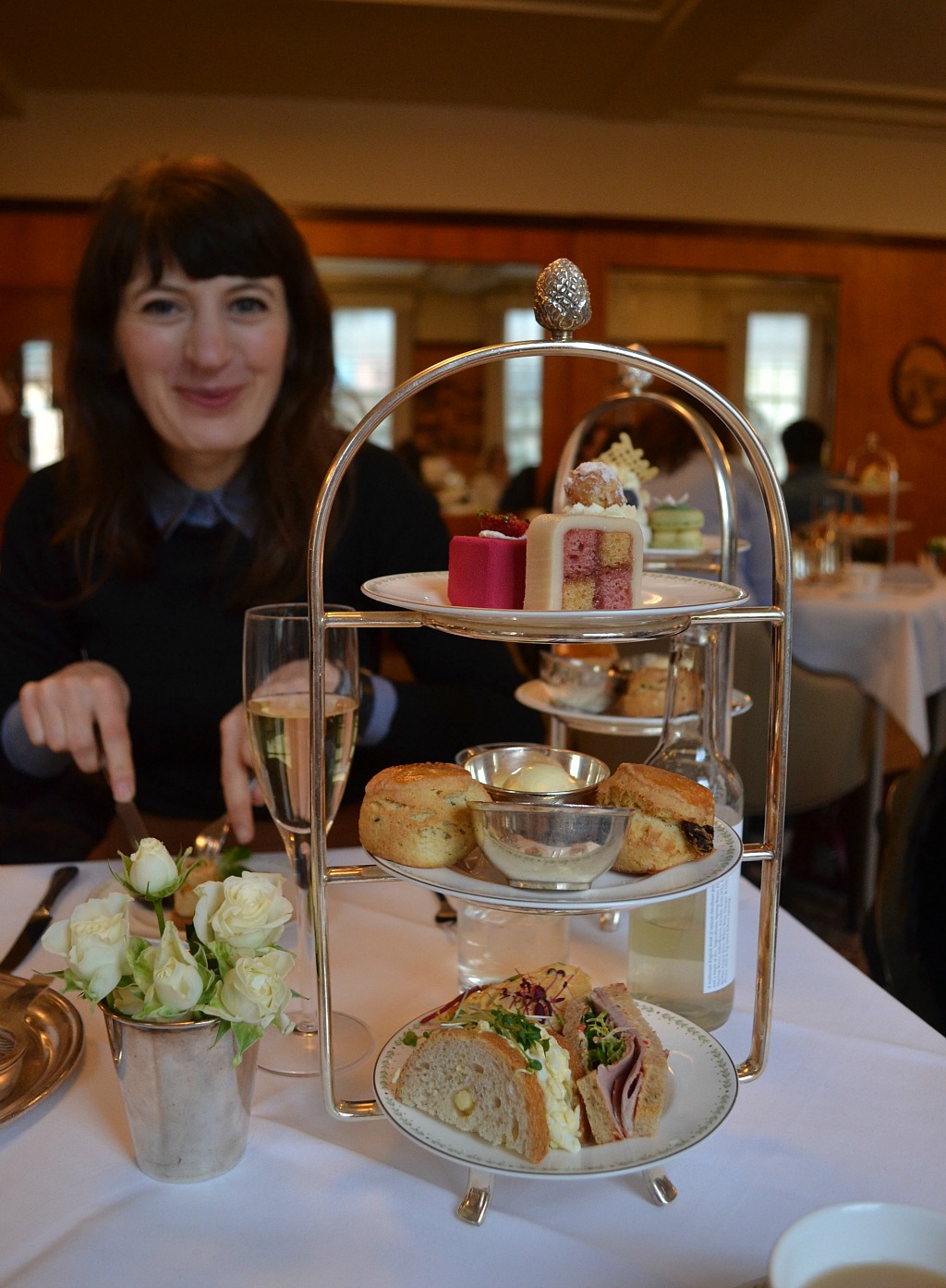 champagne afternoon tea