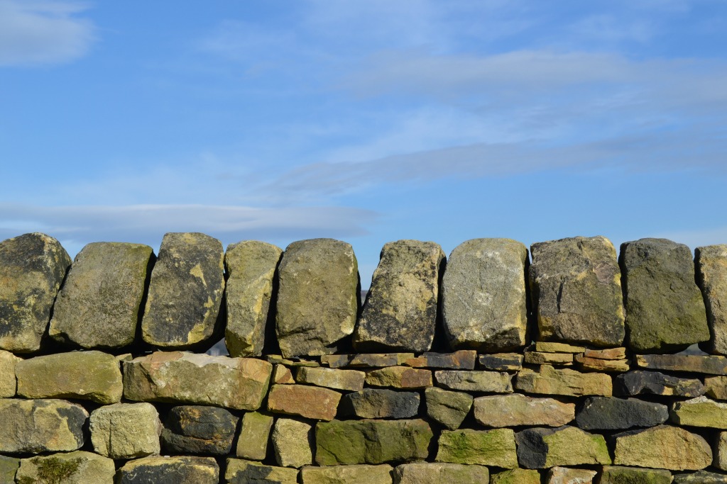 Dry stone wall yorkshire